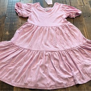 Dot Dot Smile size 5/6 girls solid purple Tier dress new